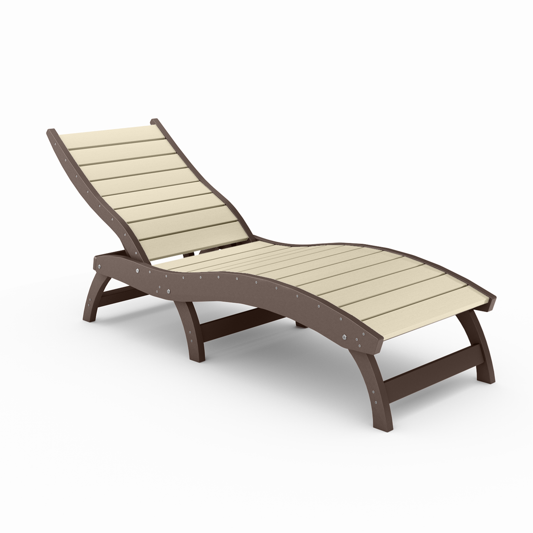 Curved Chaise Lounge (Stackable)