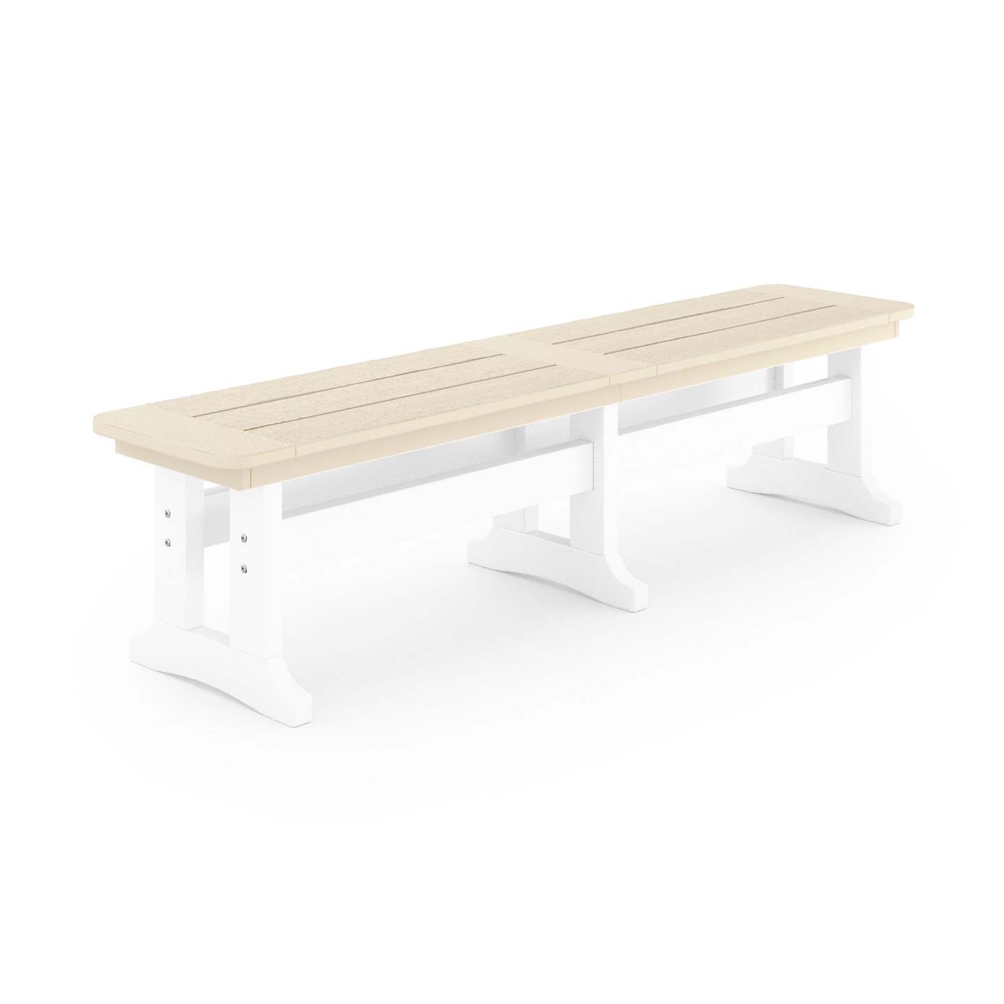 72" Savannah Backless Table Bench