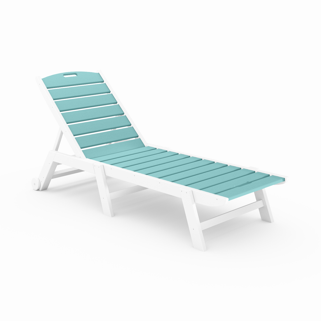 Flat Armless Chaise Lounge