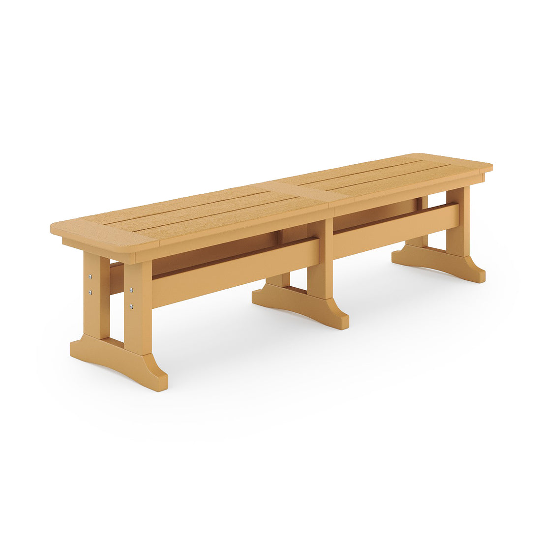 72" Savannah Backless Table Bench