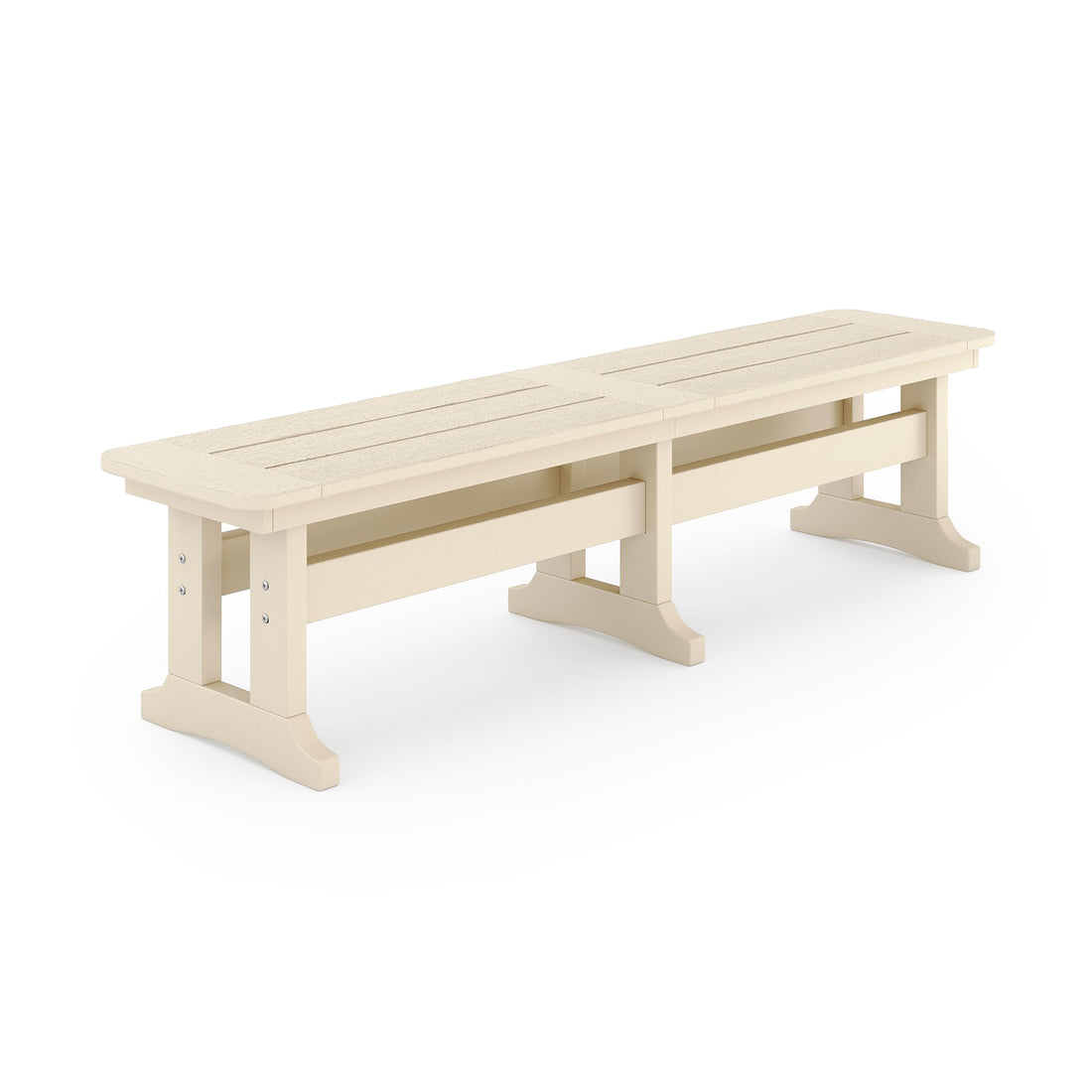 72" Savannah Backless Table Bench