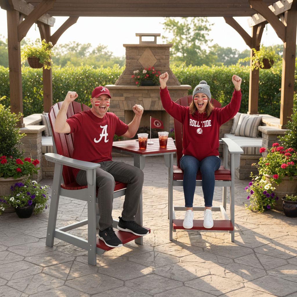 Game Day St Simons Fan Back Counter Chair (Premium)