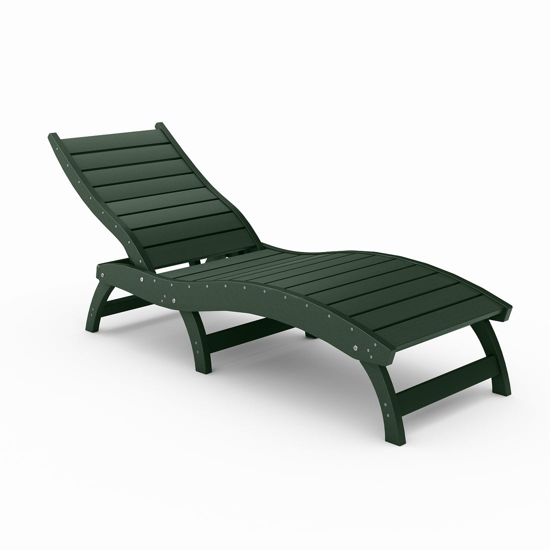 Curved Chaise Lounge (Stackable)
