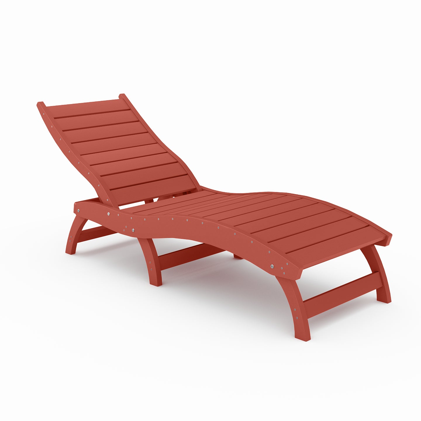 Curved Chaise Lounge (Stackable)
