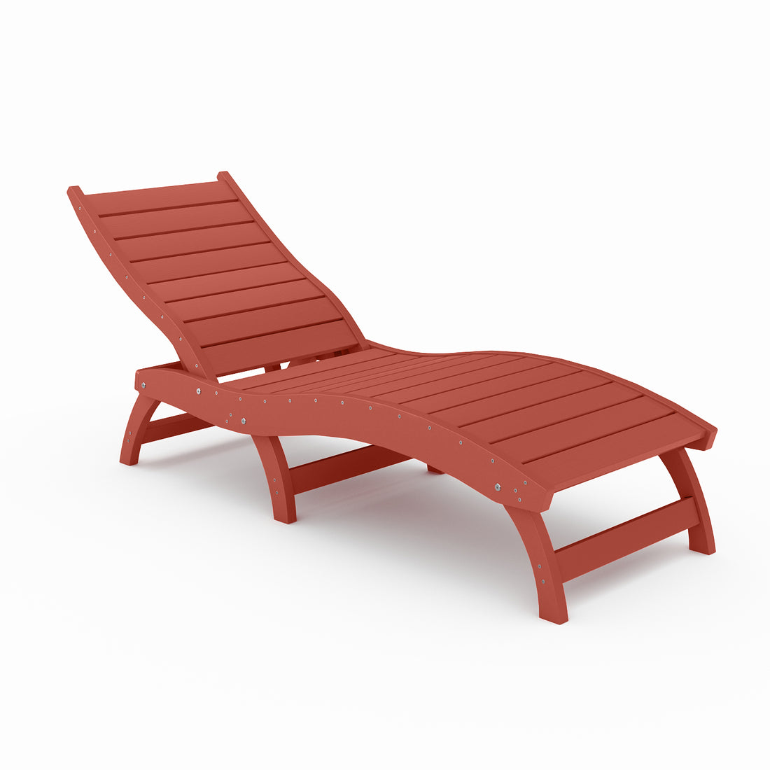 Curved Chaise Lounge (Stackable)