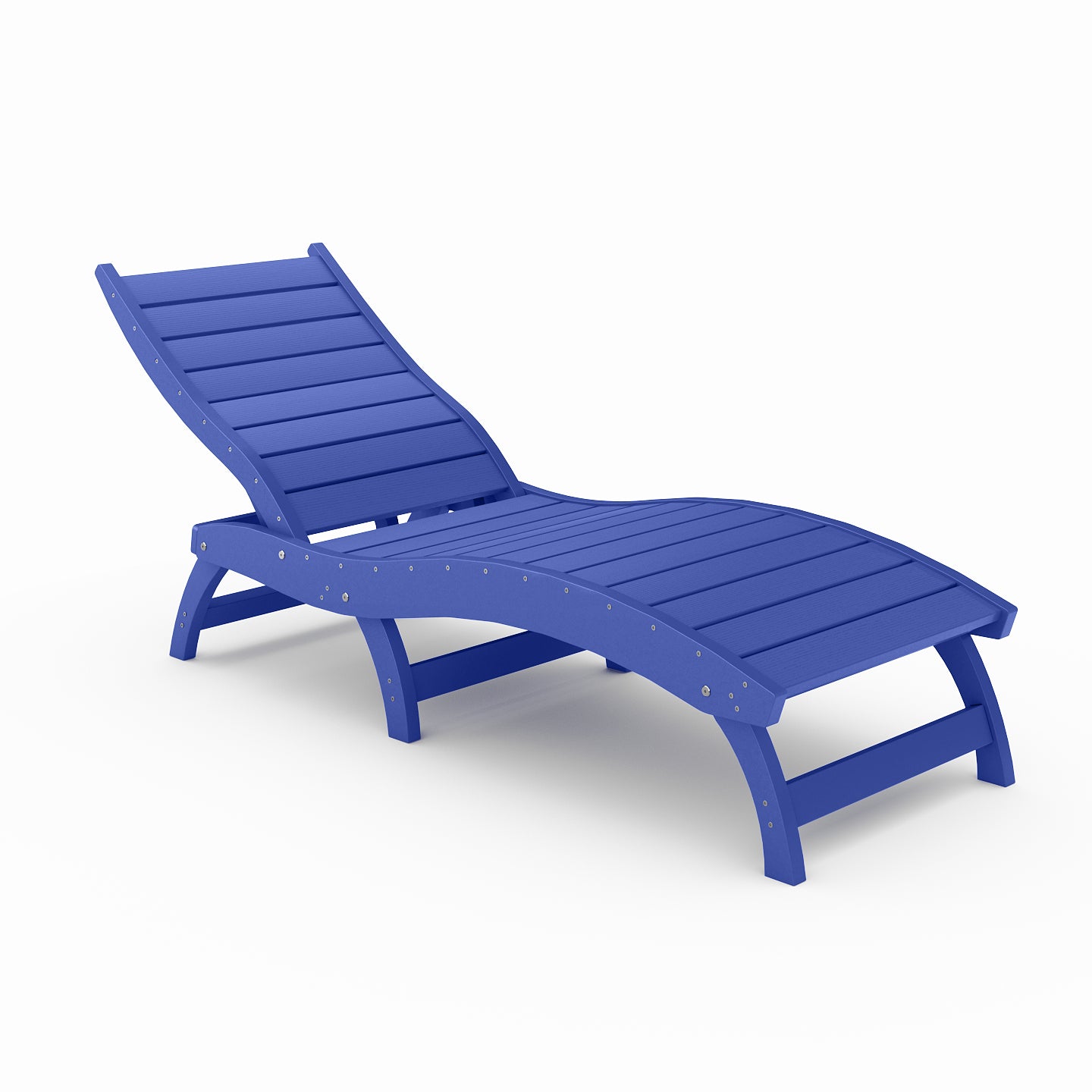 Curved Chaise Lounge (Stackable)