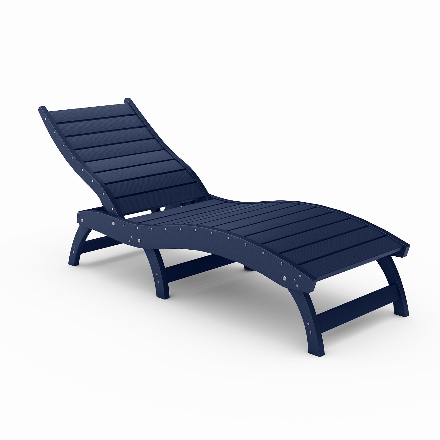 Curved Chaise Lounge (Stackable)