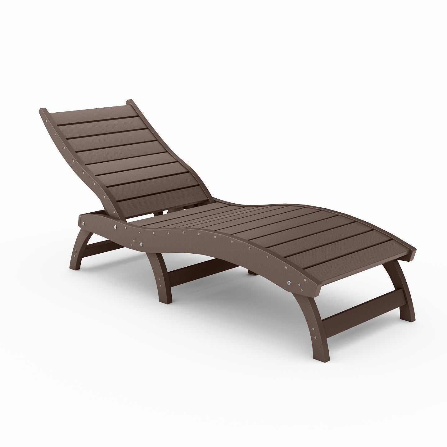 Curved Chaise Lounge (Stackable)