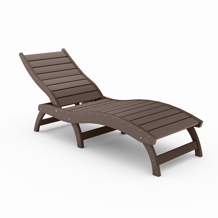 Curved Chaise Lounge (Stackable)