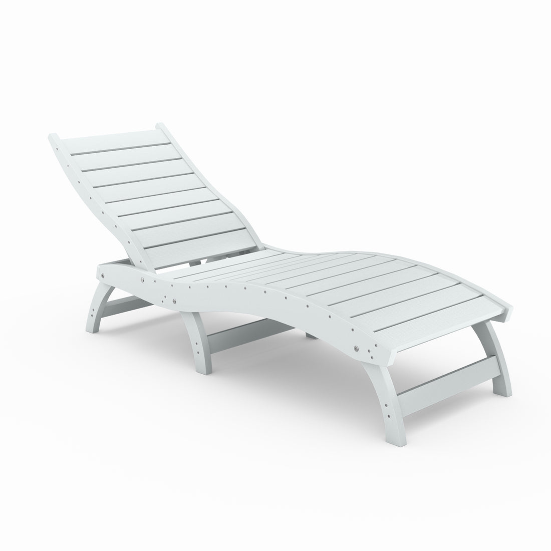 Curved Chaise Lounge (Stackable)