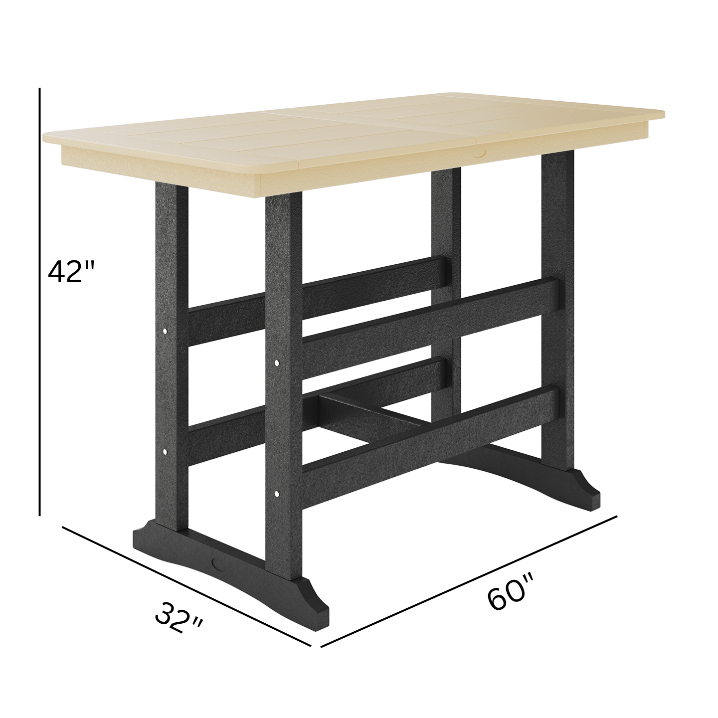 32x60 Savannah Table Bar High
