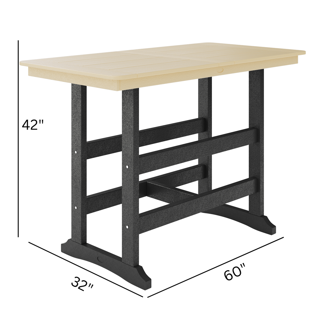 32x60 Savannah Table Bar High