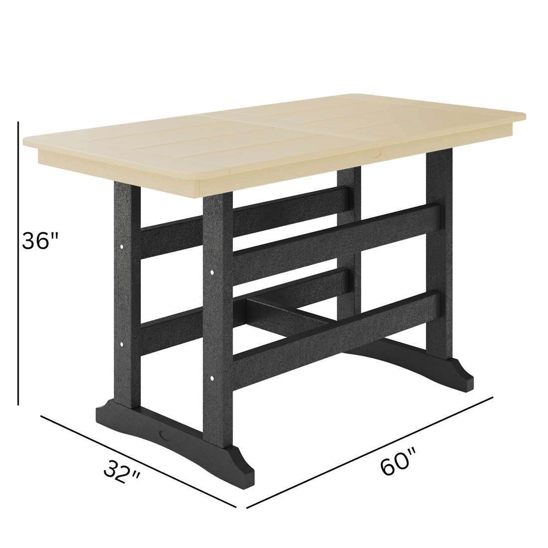 32x60 Savannah Table Counter High