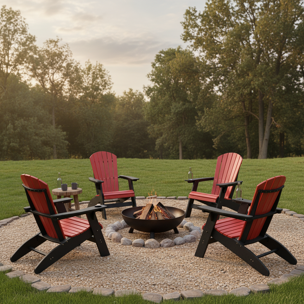Game Day St Simons Curved Back Adirondack Chair