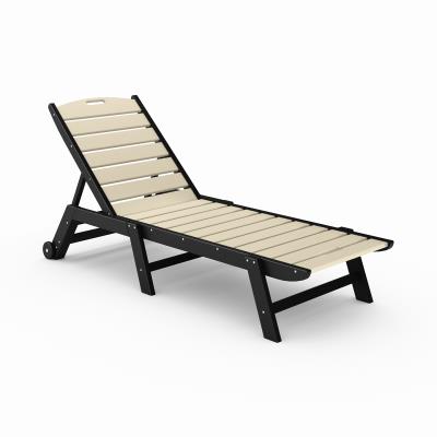 Flat Armless Chaise Lounge