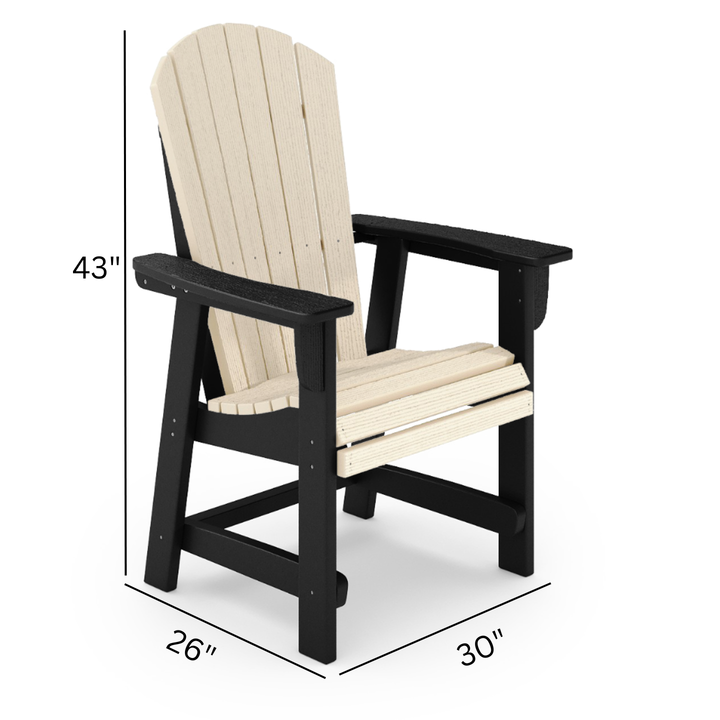 St Simons Fan Back Table Chair (Premium)