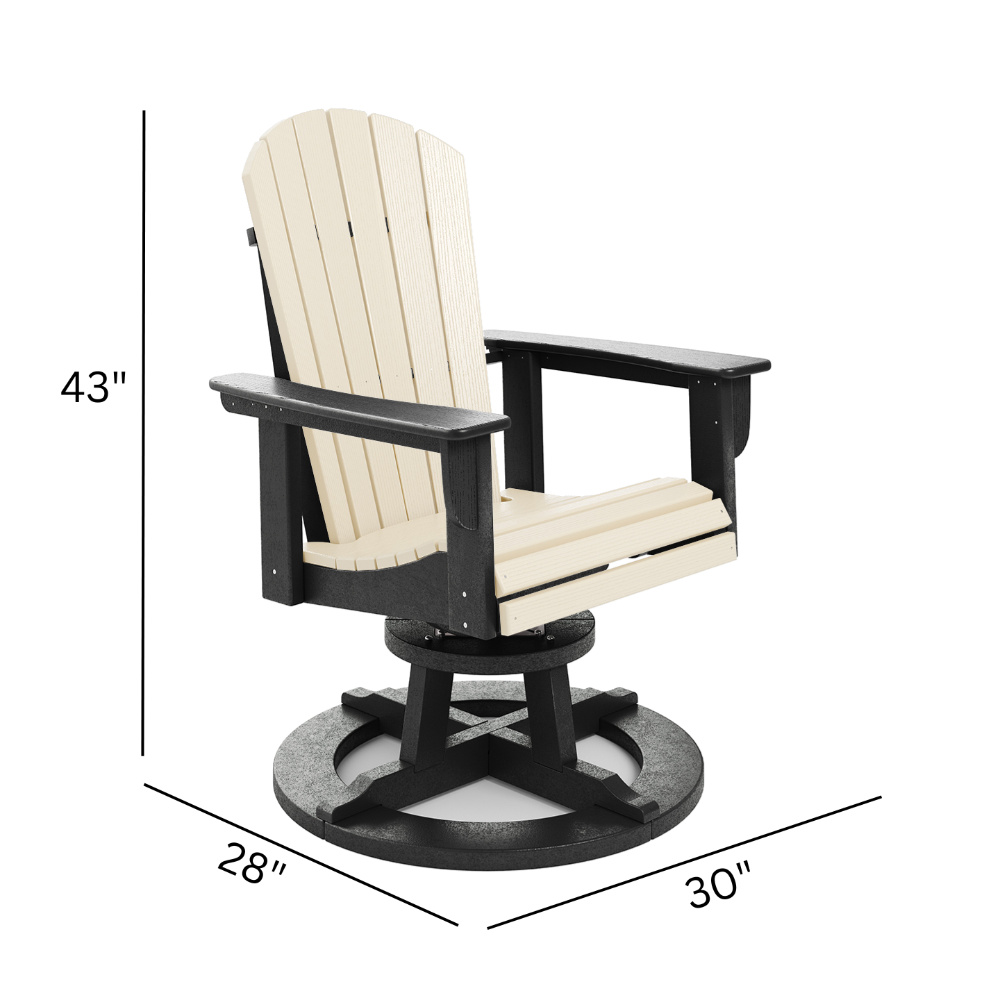 St Simons Swivel Dining Chair