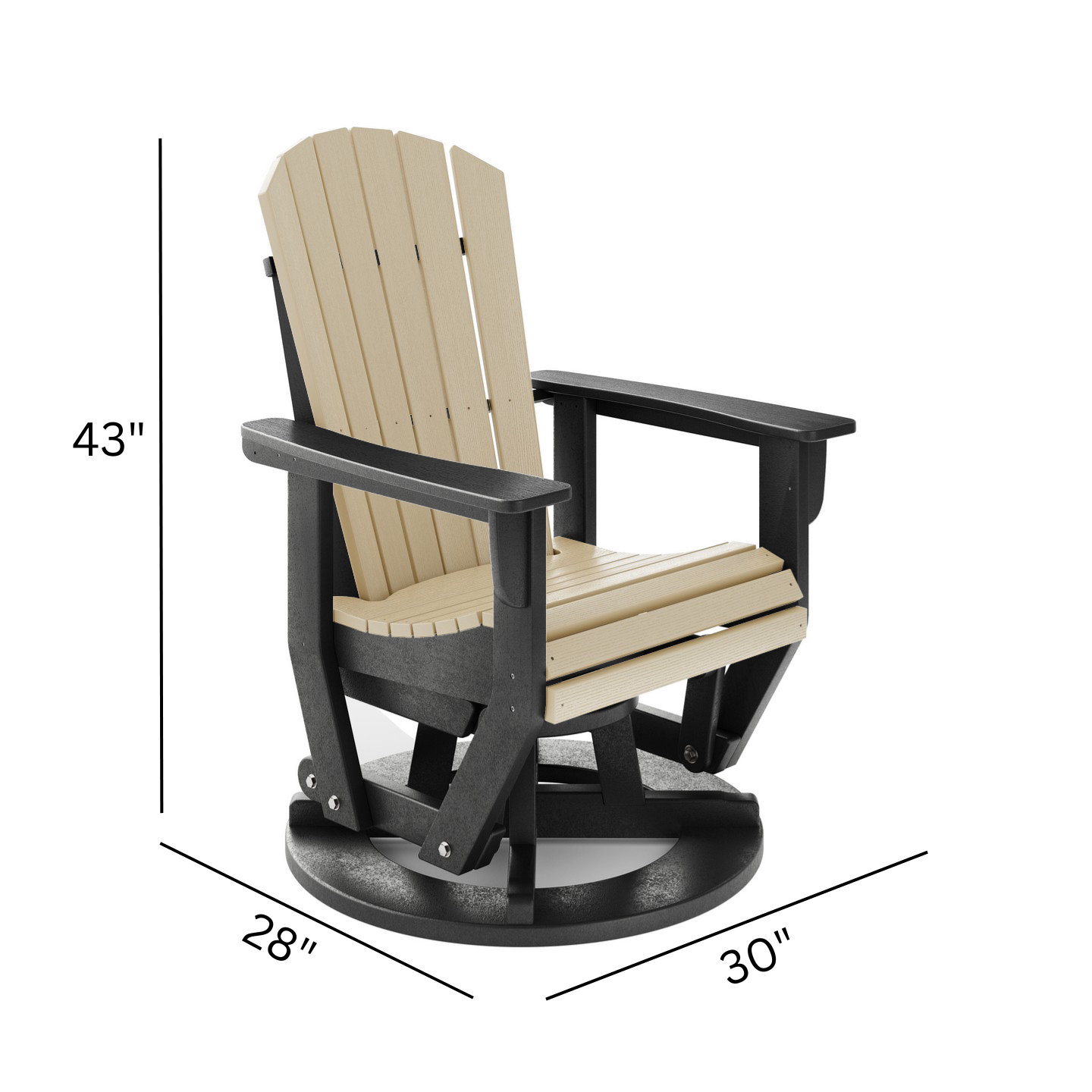 St Simons Swivel Glider Chair