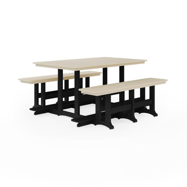 39x72 Picnic Table w/ Bench Counter High