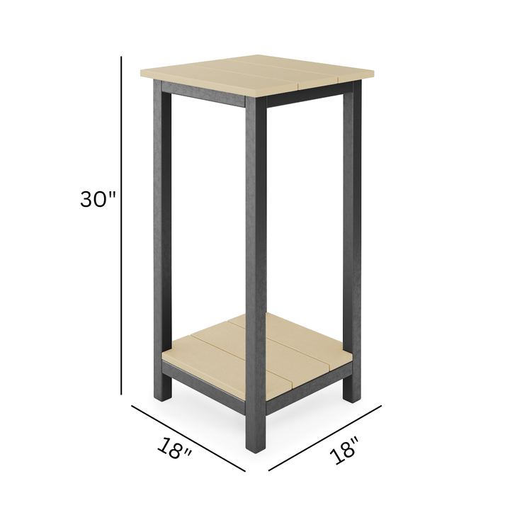 18" Savannah Square Bar Side Table