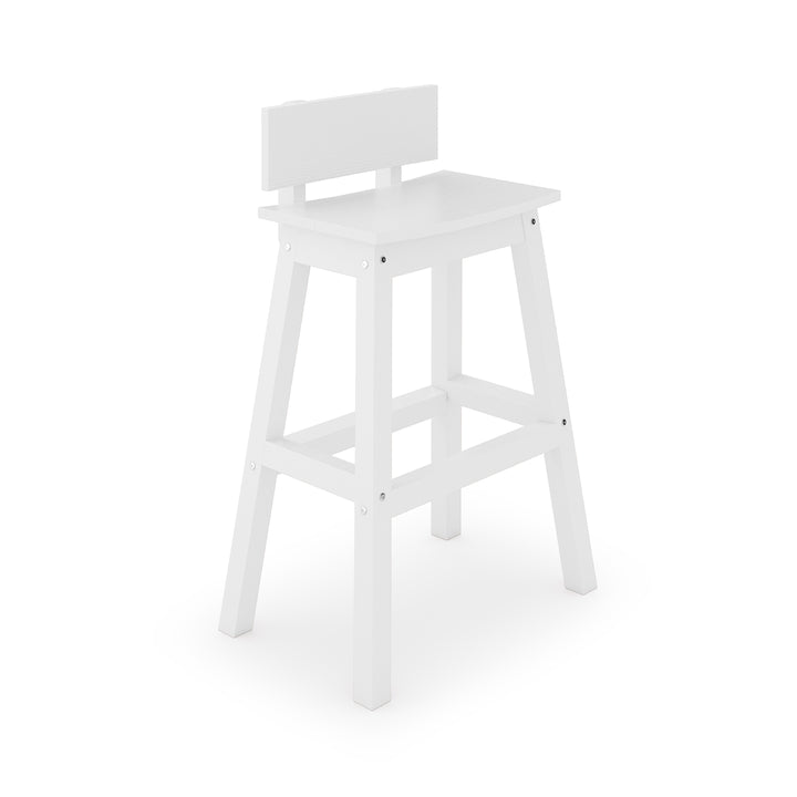 Saddle Bar Stool w/ Back