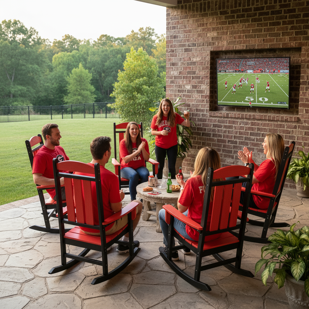 Game Day Callaway Porch Rocker