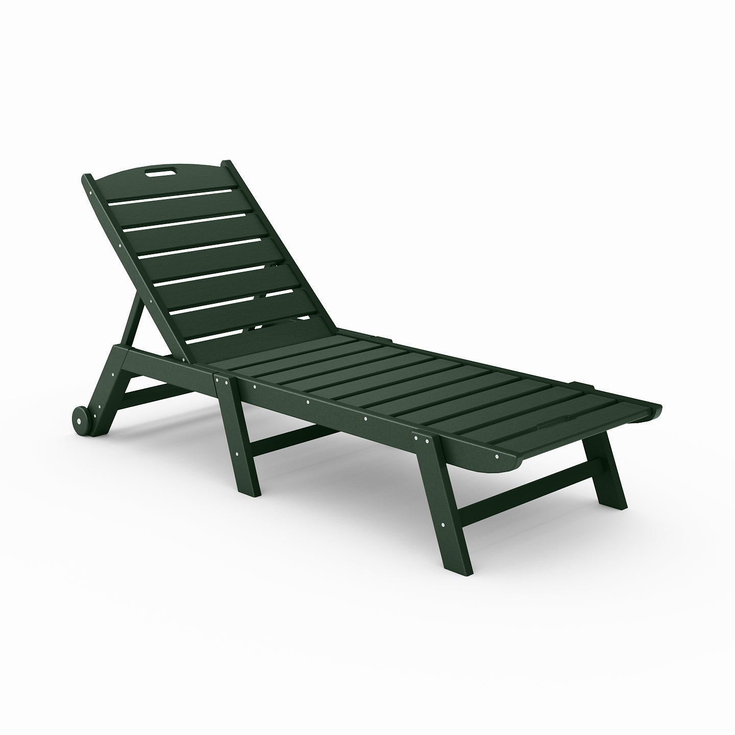 Flat Armless Chaise Lounge