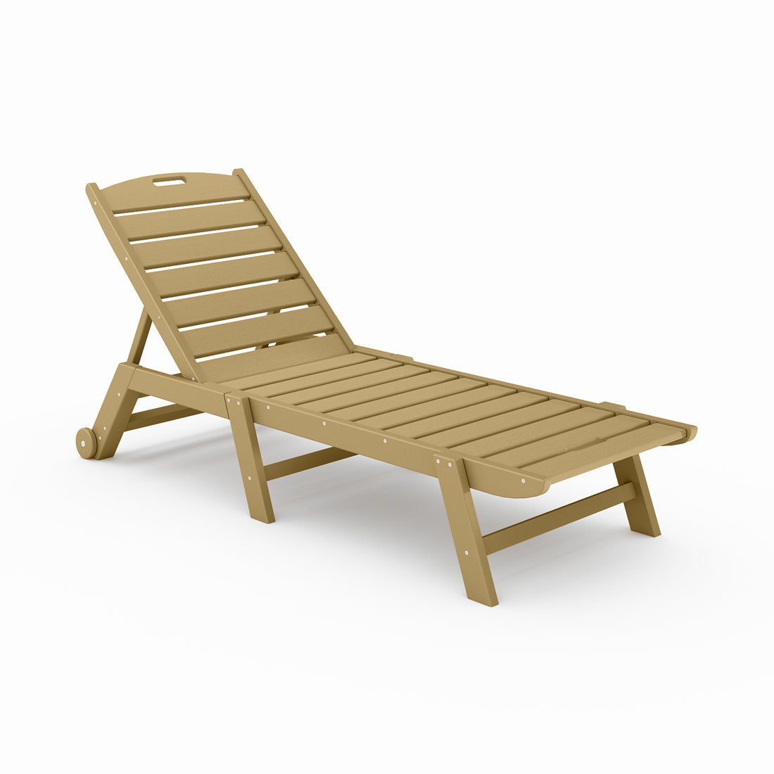 Flat Armless Chaise Lounge