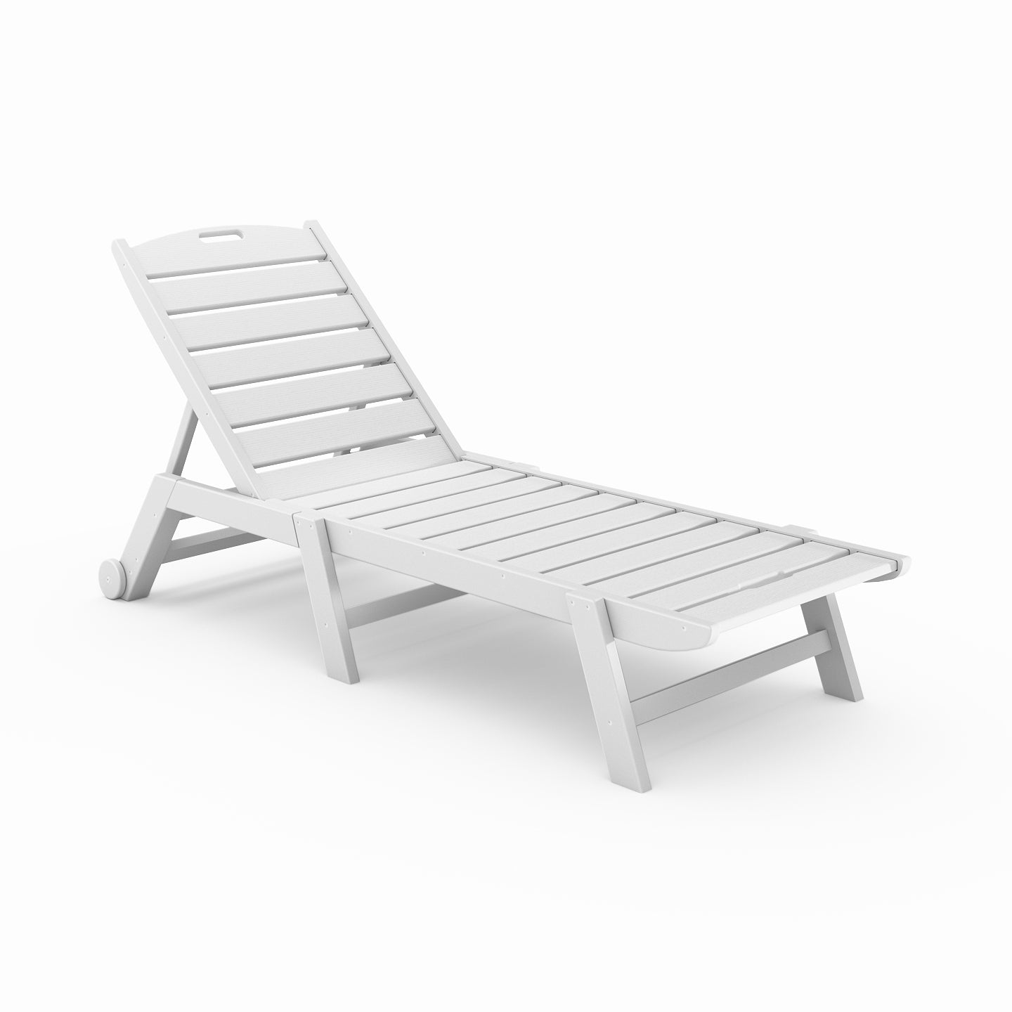 Flat Armless Chaise Lounge